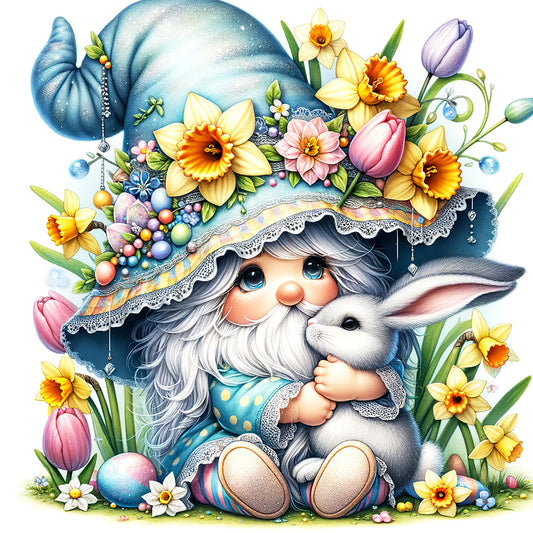 Easter Gnome - Full Round Drill Diamond Painting 30*30CM