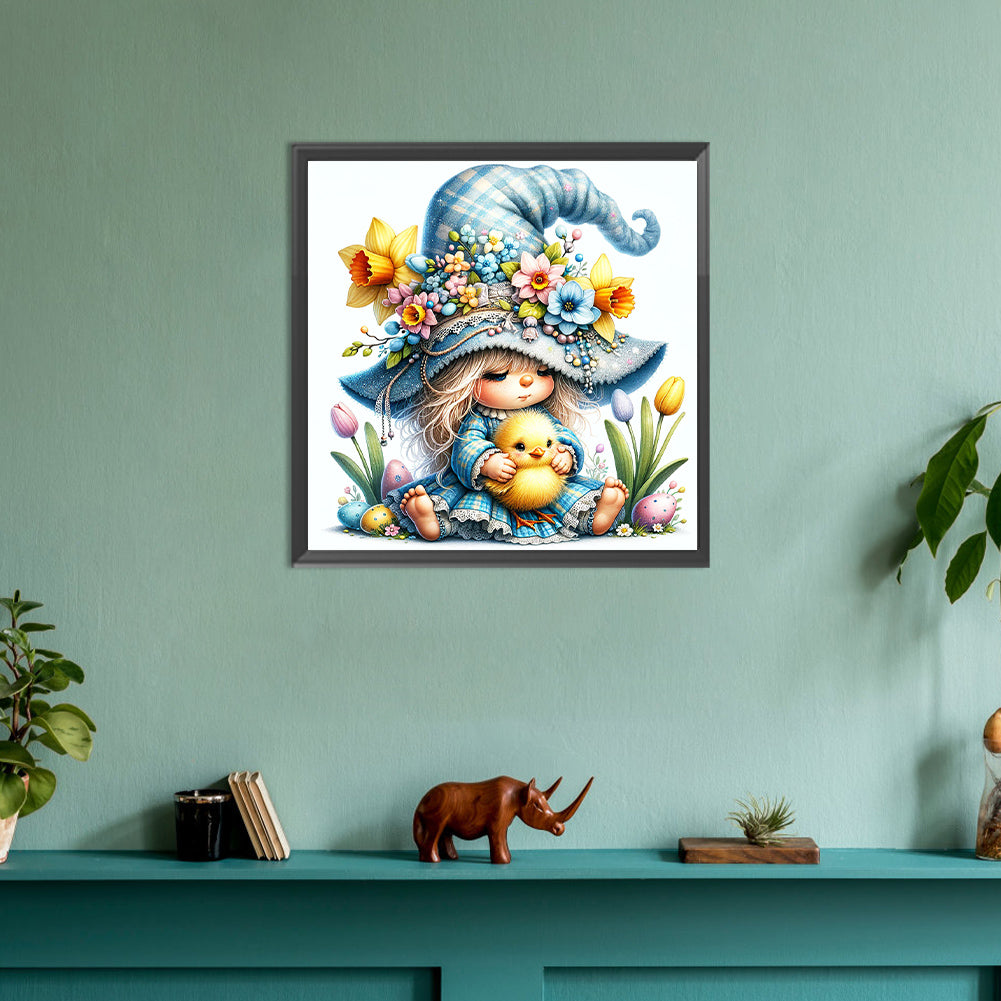 Easter Gnome - Full Round Drill Diamond Painting 30*30CM