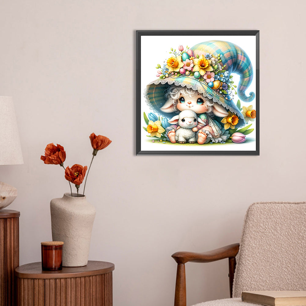 Easter Gnome - Full Round Drill Diamond Painting 30*30CM