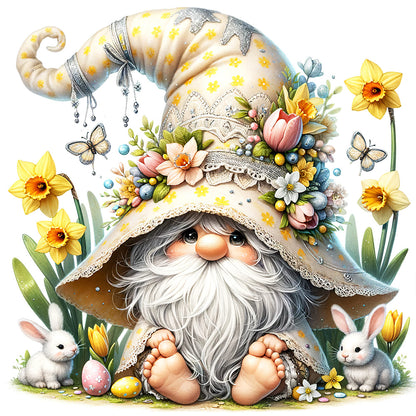 Easter Gnome - Full Round Drill Diamond Painting 30*30CM