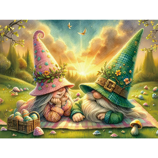 Easter Gnome - Full Round Drill Diamond Painting 40*30CM