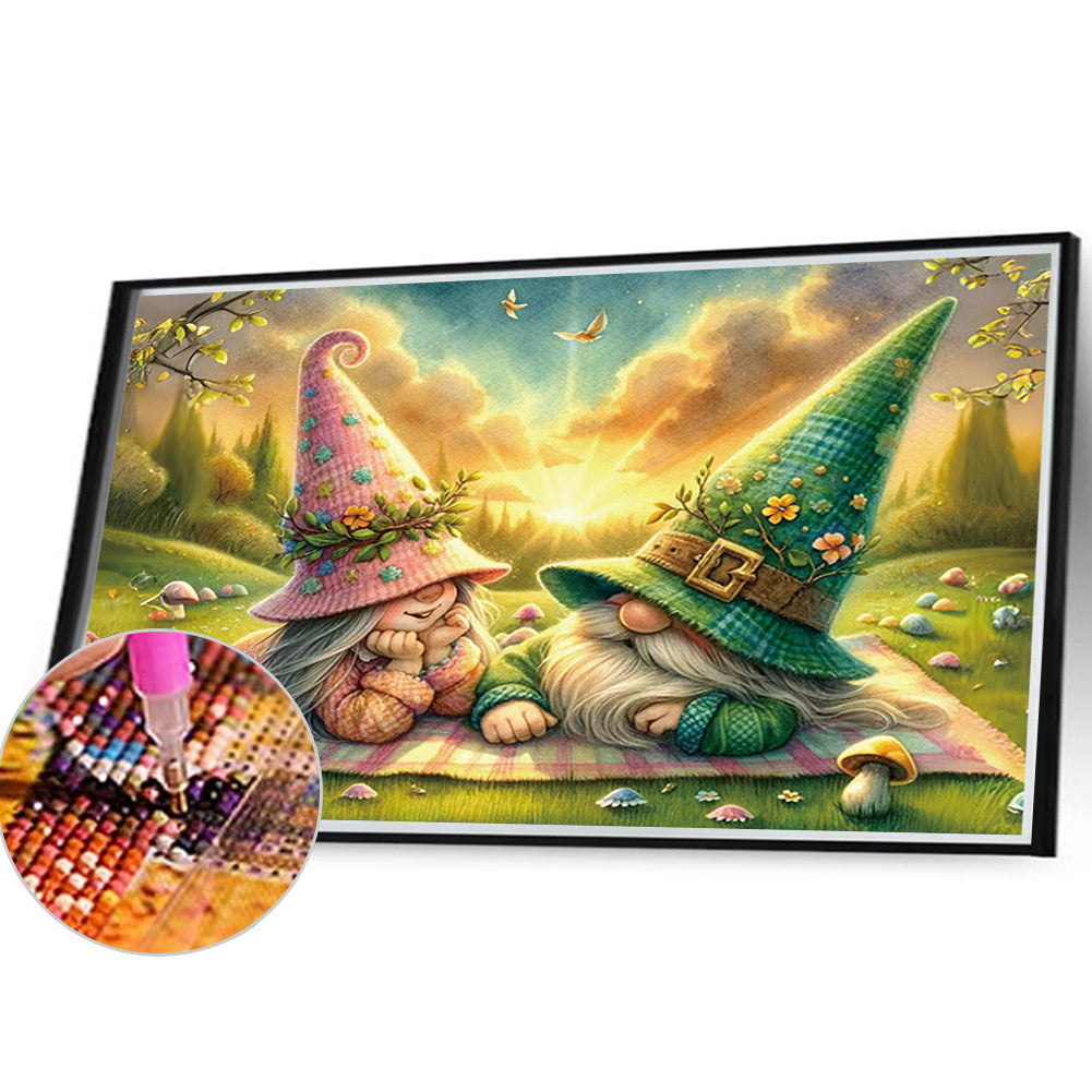 Easter Gnome - Full Round Drill Diamond Painting 40*30CM