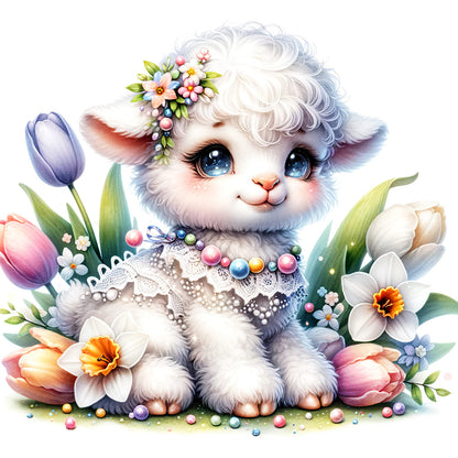 Easter - Full Round Drill Diamond Painting 30*30CM