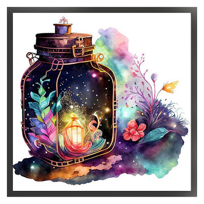 Lantern - 11CT Stamped Cross Stitch 40*40CM