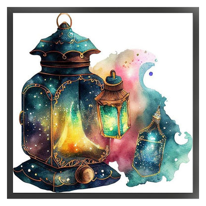 Lantern - 11CT Stamped Cross Stitch 40*40CM