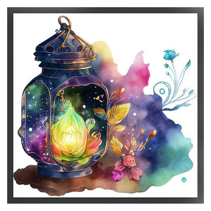 Lantern - 11CT Stamped Cross Stitch 40*40CM