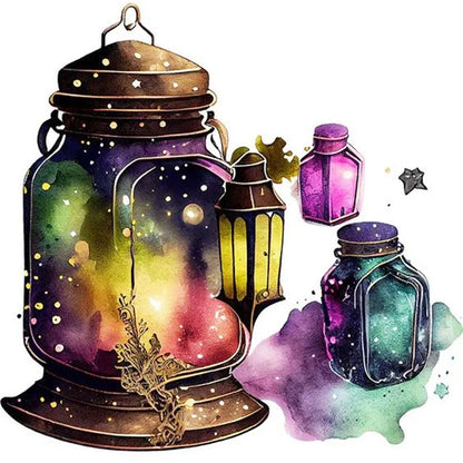 Lantern - 11CT Stamped Cross Stitch 40*40CM