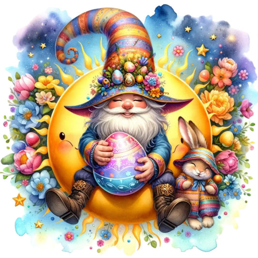 Easter Gnome - Full Round Drill Diamond Painting 30*30CM