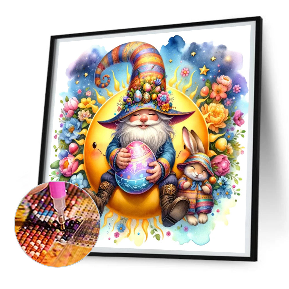 Easter Gnome - Full Round Drill Diamond Painting 30*30CM