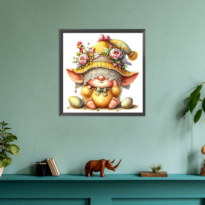 Easter Gnome - Full Round Drill Diamond Painting 30*30CM