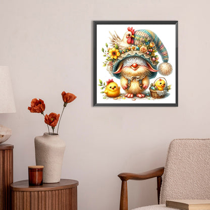 Easter Gnome - Full Round Drill Diamond Painting 30*30CM