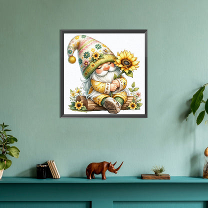 Easter Gnome - Full Round Drill Diamond Painting 30*30CM