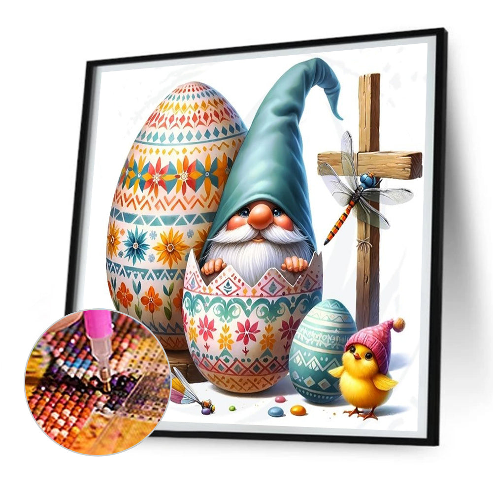 Easter Gnome - Full Round Drill Diamond Painting 30*30CM