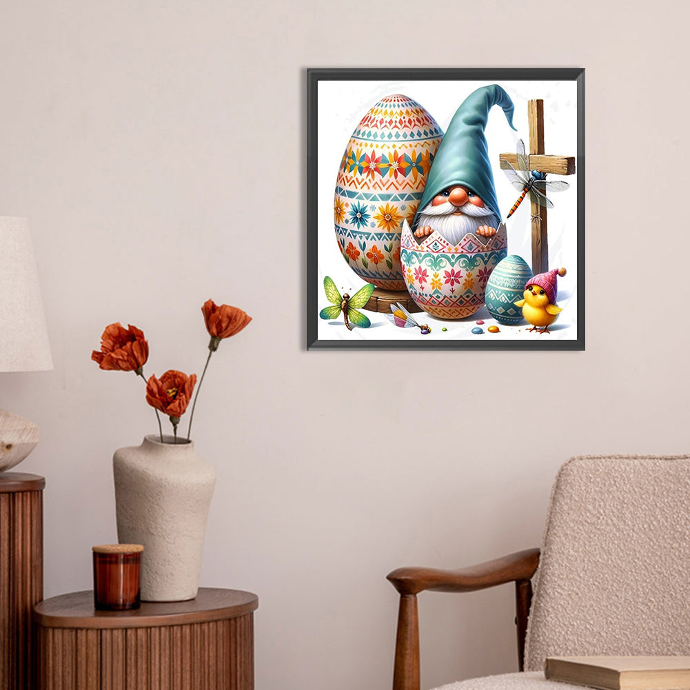 Easter Gnome - Full Round Drill Diamond Painting 30*30CM