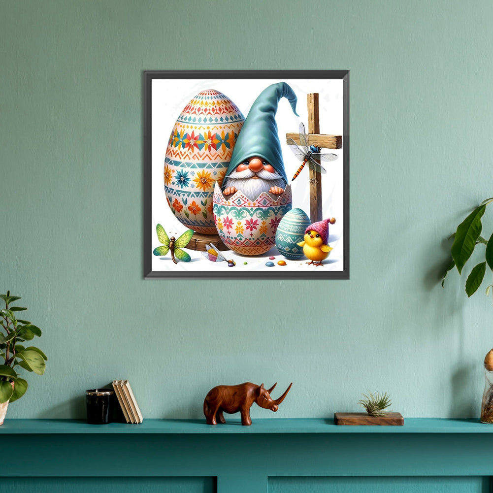 Easter Gnome - Full Round Drill Diamond Painting 30*30CM