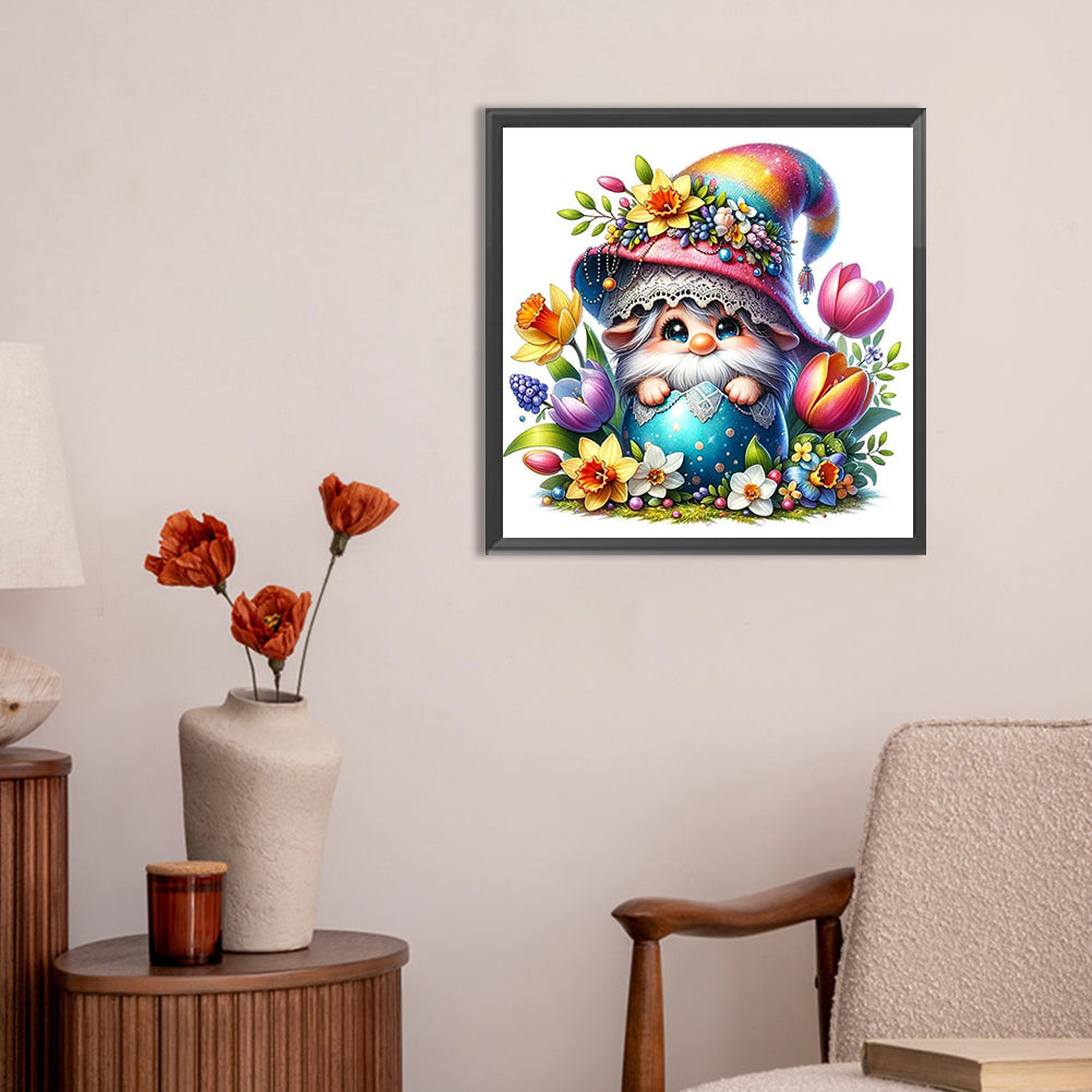 Easter Gnome - Full Round Drill Diamond Painting 30*30CM