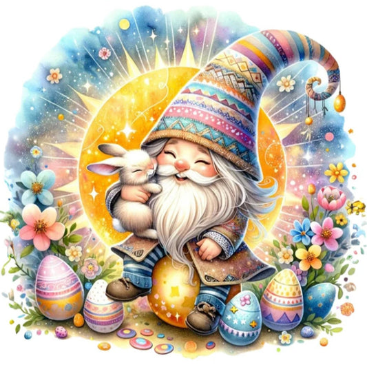 Easter Gnome - Full Round Drill Diamond Painting 30*30CM