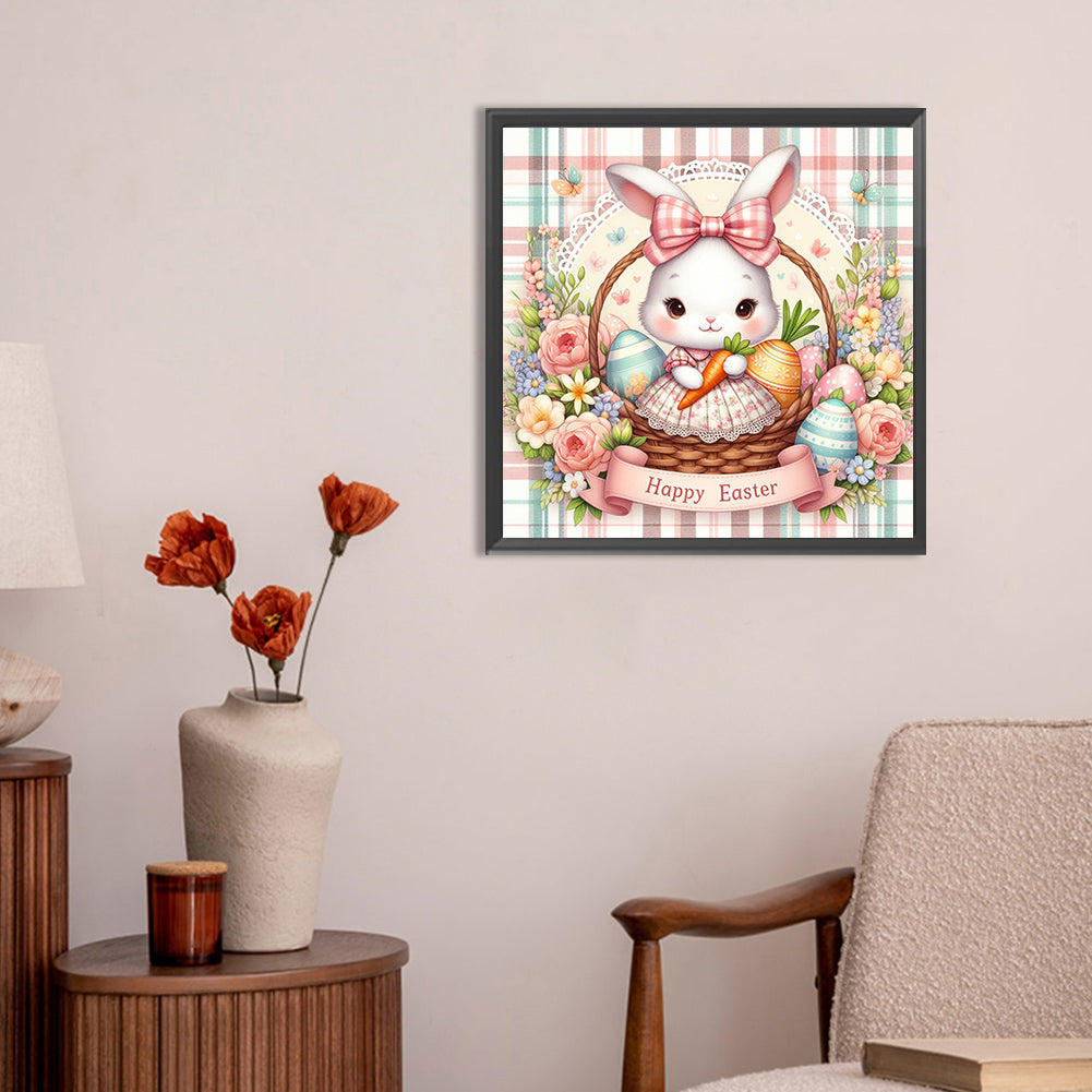 Easter Bunny - Full Round Drill Diamond Painting 30*30CM