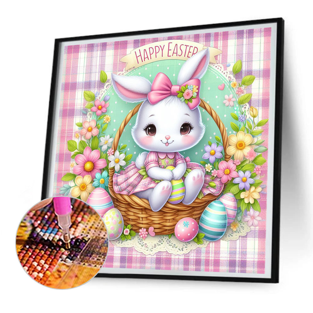 Easter Bunny - Full Round Drill Diamond Painting 30*30CM