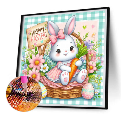 Easter Bunny - Full Round Drill Diamond Painting 30*30CM