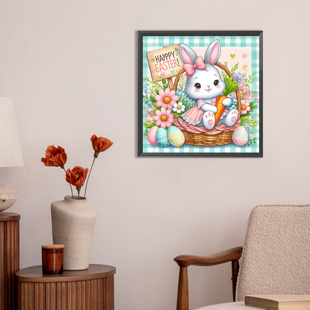 Easter Bunny - Full Round Drill Diamond Painting 30*30CM