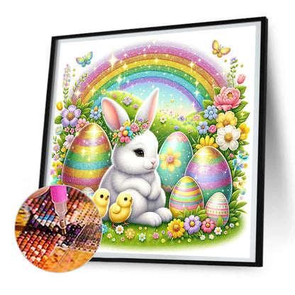 Easter Bunny - Full Round Drill Diamond Painting 30*30CM