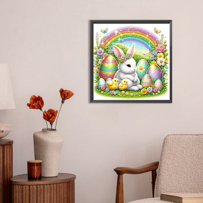 Easter Bunny - Full Round Drill Diamond Painting 30*30CM