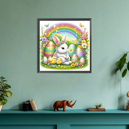 Easter Bunny - Full Round Drill Diamond Painting 30*30CM