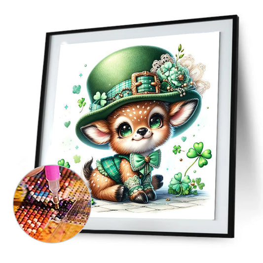 Lucky Deer - Full Round Drill Diamond Painting 30*30CM