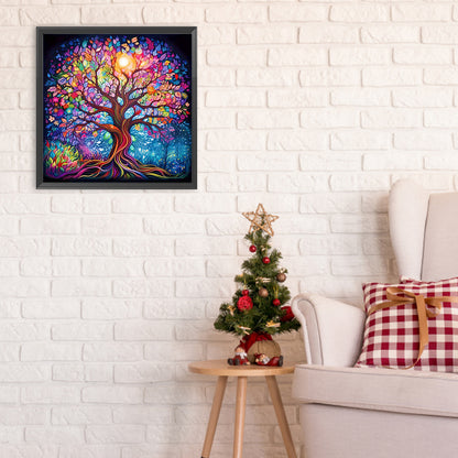 Colorful Tree Of Life - Full Round Drill Diamond Painting 30*30CM