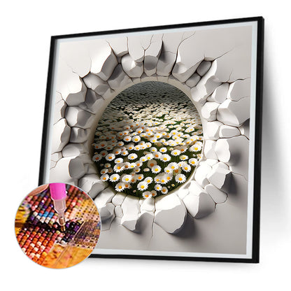 Garden Outside Wall - Full Round Drill Diamond Painting 30*30CM