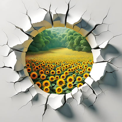 Garden Outside Wall - Full Round Drill Diamond Painting 30*30CM