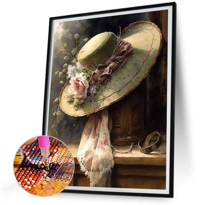 Hat Magic Tree - Full Round Drill Diamond Painting 30*40CM