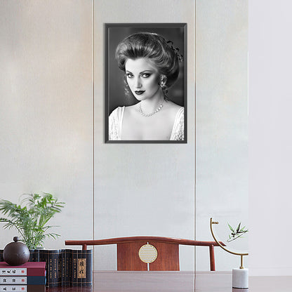 Jane Seymour - Full Round Drill Diamond Painting 30*45CM