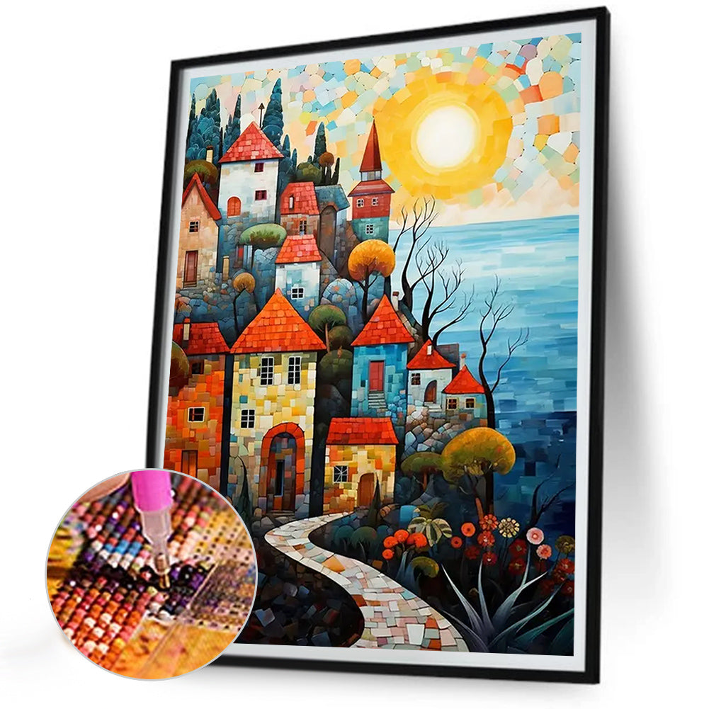 Color House - Full Round Drill Diamond Painting 30*40CM