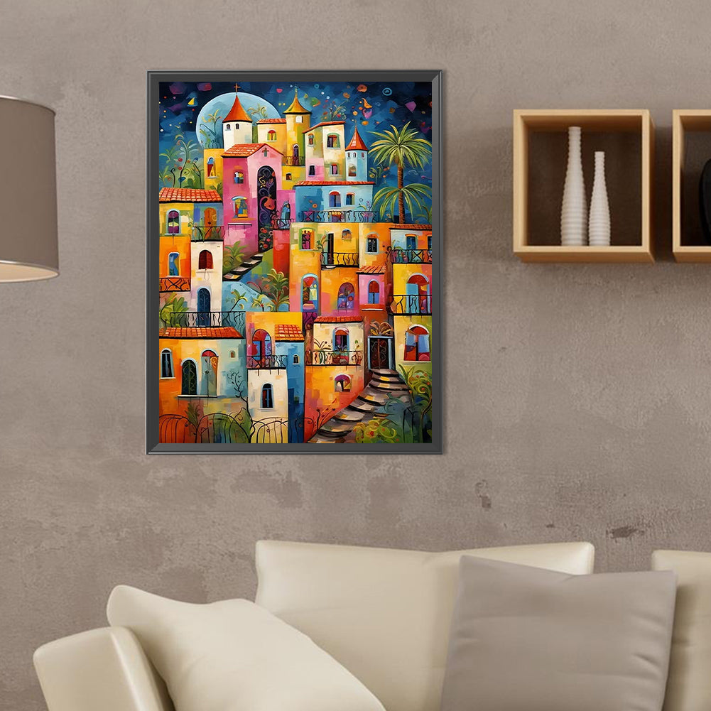 Color House - Full Round Drill Diamond Painting 30*40CM