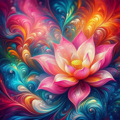 Safflower - Full Round Drill Diamond Painting 30*30CM