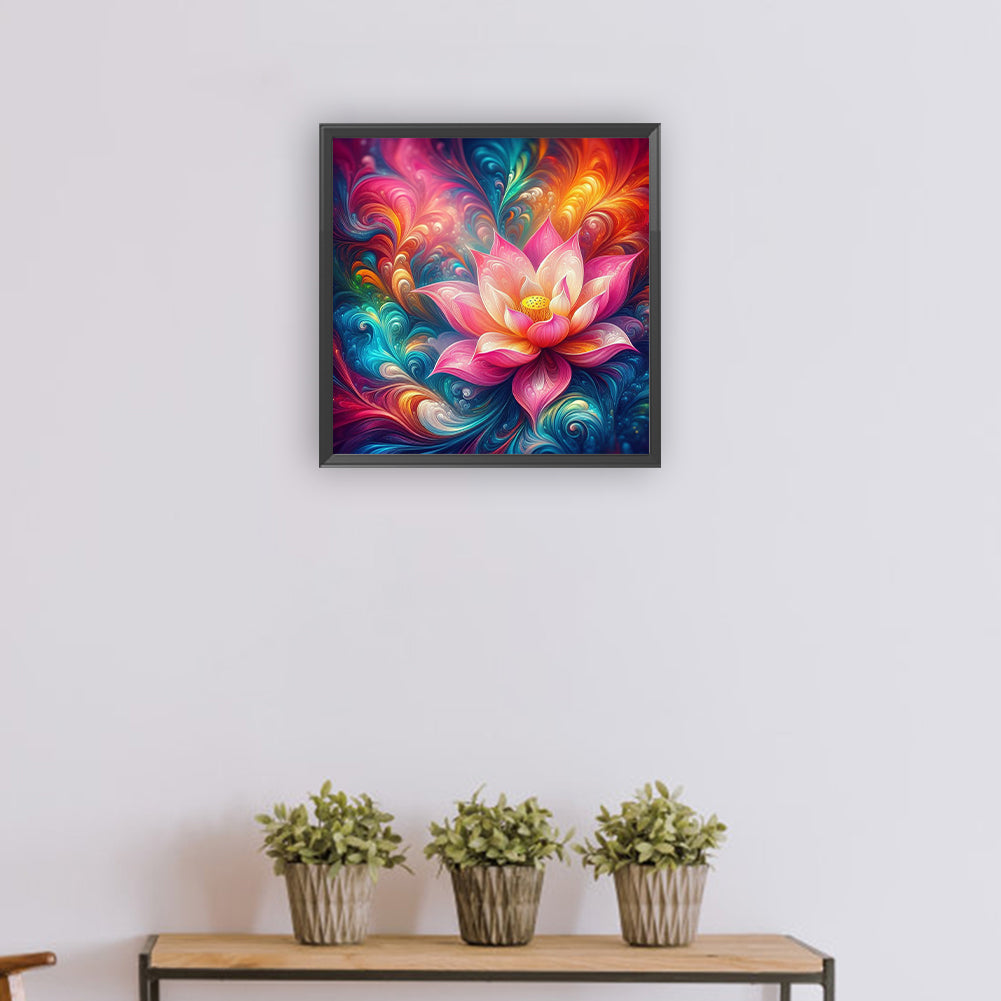 Safflower - Full Round Drill Diamond Painting 30*30CM