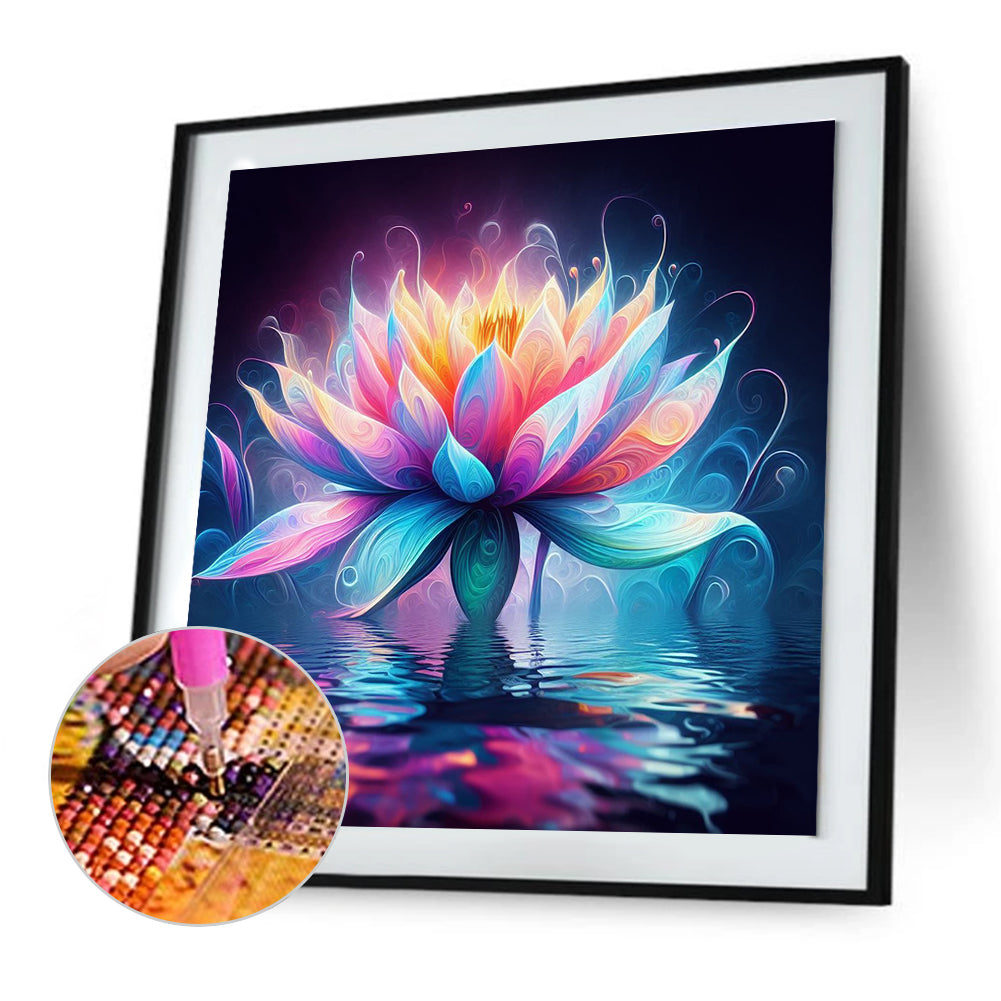 Colorful Flowers - Full Round Drill Diamond Painting 30*30CM