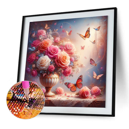 Bouquet - Full Round Drill Diamond Painting 30*30CM
