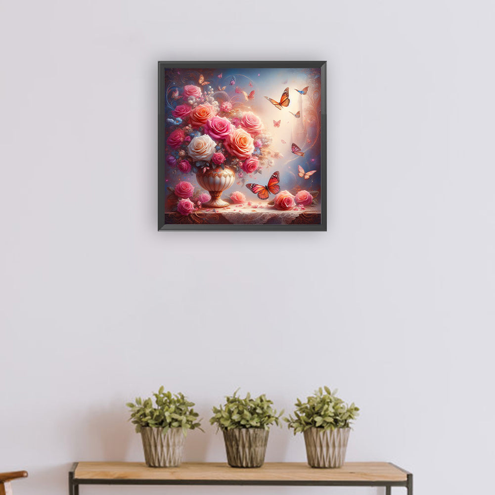 Bouquet - Full Round Drill Diamond Painting 30*30CM