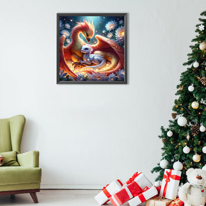 Phoenix And Dragon - Full Round Drill Diamond Painting 40*40CM