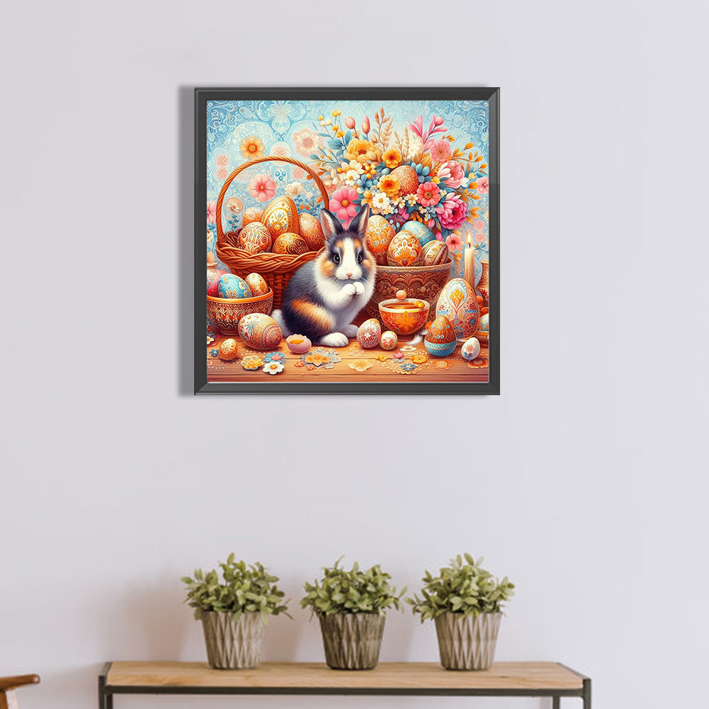 Rabbit - Full Round Drill Diamond Painting 40*40CM