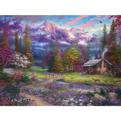 Country Cabin - Full Square Drill Diamond Painting 40*30CM