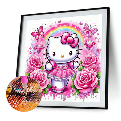 Hello Kitty - Full Square Drill Diamond Painting 30*30CM