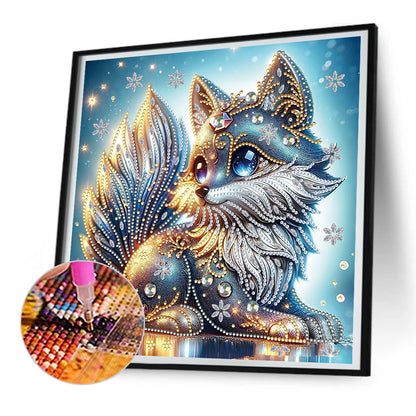 Little Fox - Special Shaped Drill Diamond Painting 30*30CM