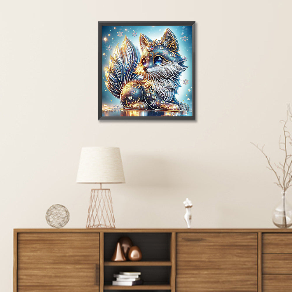 Little Fox - Special Shaped Drill Diamond Painting 30*30CM