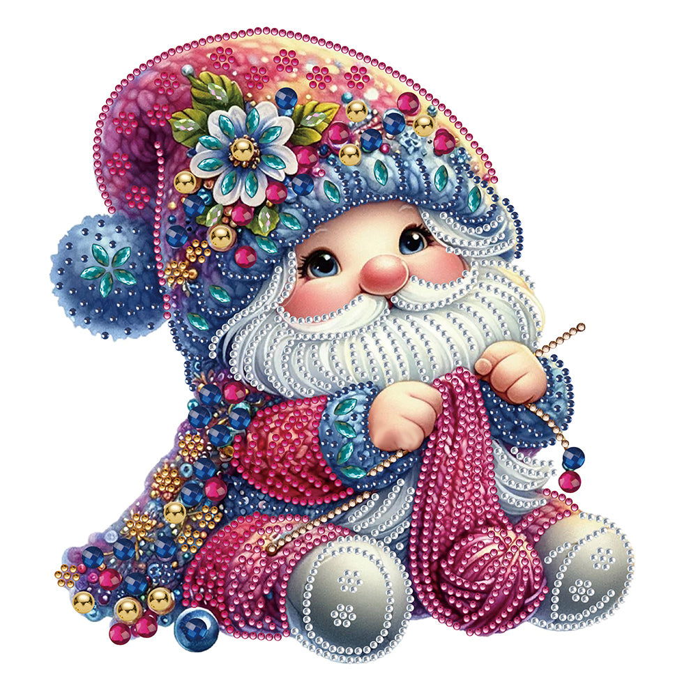 The Knitting Gnome - Special Shaped Drill Diamond Painting 30*30CM