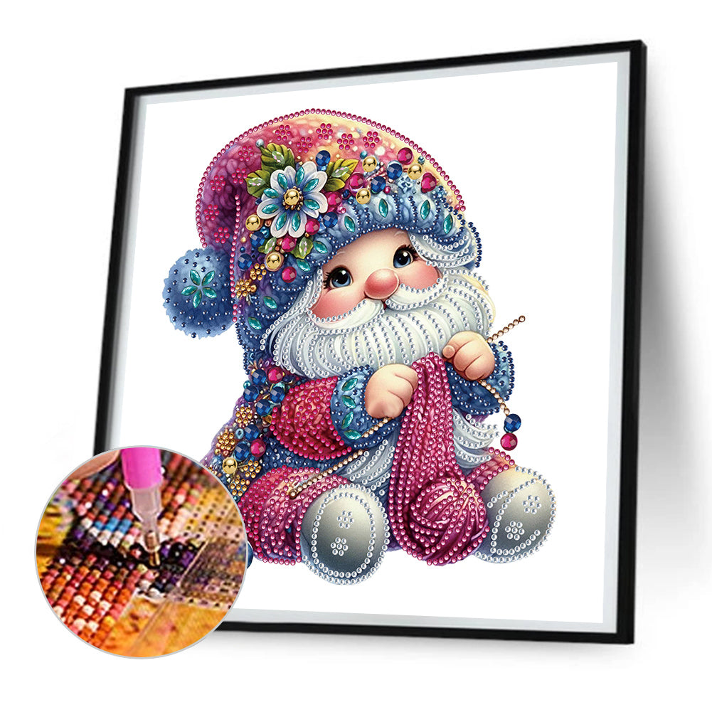 The Knitting Gnome - Special Shaped Drill Diamond Painting 30*30CM