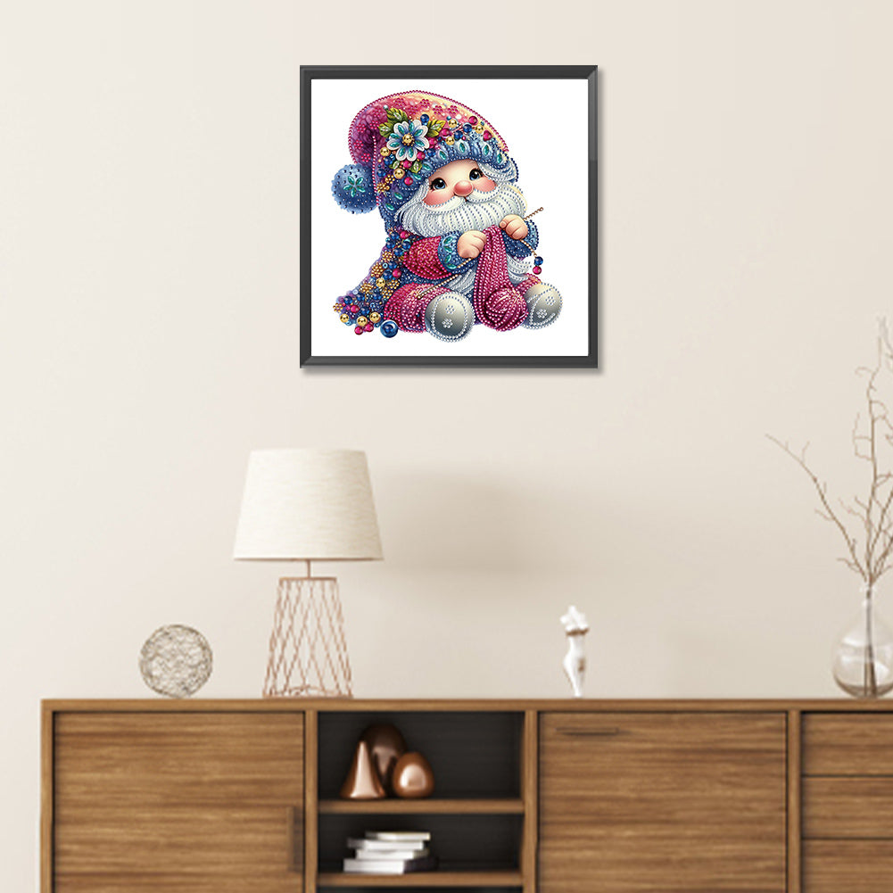 The Knitting Gnome - Special Shaped Drill Diamond Painting 30*30CM